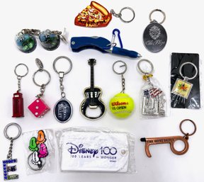 16 Souvenir Keychains Including Bottle Opener, Mini Snow Globes & More