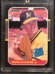 1987 Donruss Mark McGwire Rated Rookie Card - K