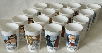 16 Vintage 1977 STAR WARS: A NEW HOPE Large Plastic Cups- Rare In Excellent Condition