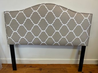 A SAFAVIEH Queen Size Upholstered Headboard - 62'w X 54' H