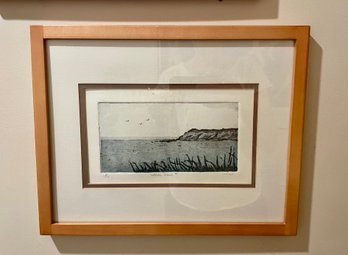 Framed Lithograph 'Shore View' Pencil Signed & Numbered