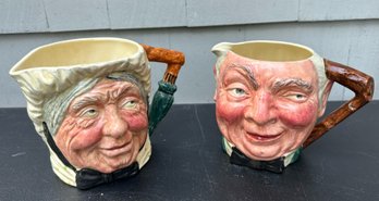 Two Landcaster And Sandland Mugs From England Jolly Boy And Sarah Gump