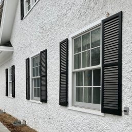 A Group Of 12 Black Shutters - Guest House Poolside