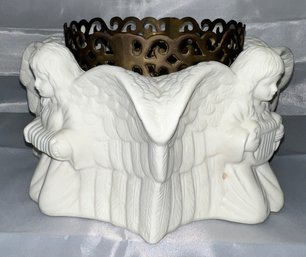 Beautiful Circle Of Angels Candle Holder