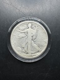 1918 Walking Liberty Silver Half Dollar