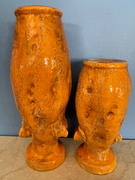 Pair Of Italian Ceramic Vases