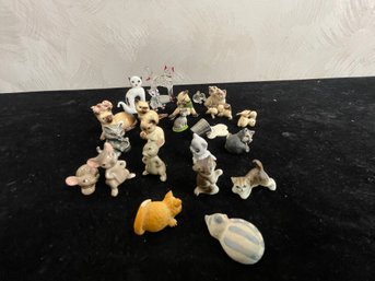 Porcelain And Glass Animal Collection