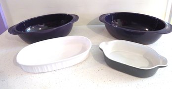 4 Casserole Dishes Chantal, Royal Doulton & Gordon Ramsey