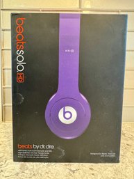 Beats Solo HD Headphones By Dr. Dre In Box
