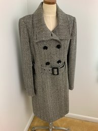 Guess Wool Herringbone Coat