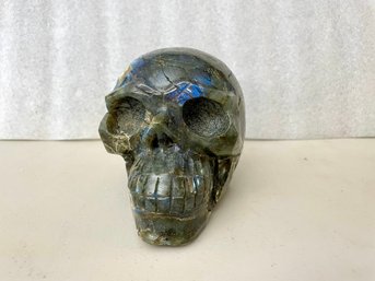 Labradorite Skull, 4 Lb 1.4oz