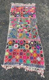 Colorful Vintage Hand Woven Runner