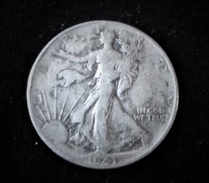 U.S. 1941 Walking Liberty Silver Half Dollar