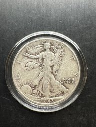 1943 Walking Liberty Silver Half Dollar