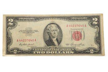 1953 $2 Red Seal Legal Tender Note