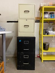 Pair - Vintage 2 Drawer File Cabinets