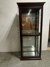 Wood & Glass Display Cabinet
