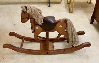 Wood Rocking Horse