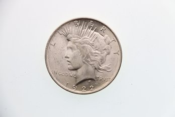 1922  Silver Peace Dollar Coin