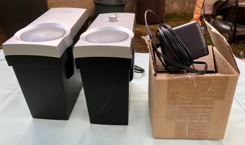 Set Of Bose Companion II Computer Speakers With Power Adapter