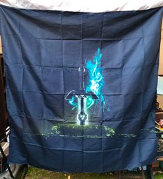 Vintage New Old Stock Sealed Game Art Sword Of Zelda Silk / Satin 51' X 59' Poster Tapestry