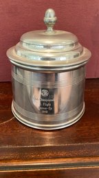 A  Stieff Pewter  Lidded Golf Trophy - Williamsburg