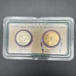 1999 And 2000 U.S Dollar Coins. Uncirculated Set.