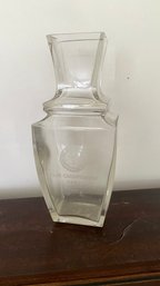 A Glass / Crystal Golf Trophy Vase