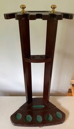 A VINTAGE GOLF CLUBS STAND - MADE IN TAIWAN