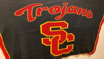 A USC Trojans Throw Blanket - Football - Southern California  - 65' Long