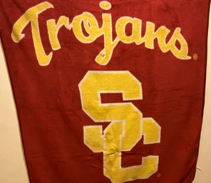 A USC Trojans Throw Blanket - Football - Southern California  - 57' Long