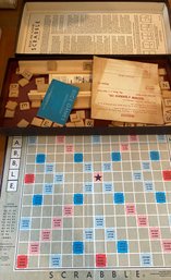 A Vintage Scrabble Game Board