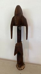 African Art - Vintage Carved Wood Figure