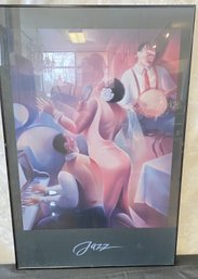 A Framed Jazz Poster