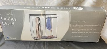 A WHITMOR Extra Wide Clothes Closet In Box