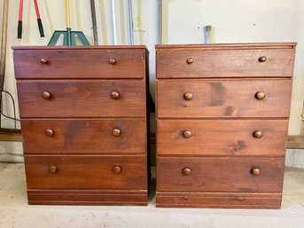 Pair Of  Chests Of Drawers.