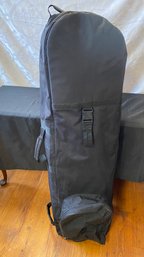 A Used Golf Club Travel Bag On Wheels