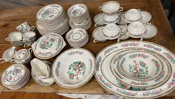 A Group Of 70 Plus Pieces Of MADDOC ENGLAND China Indian Tree Pattern