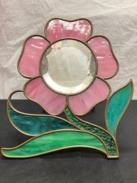 A Vintage Leaded Glass Dressing Table Mirror