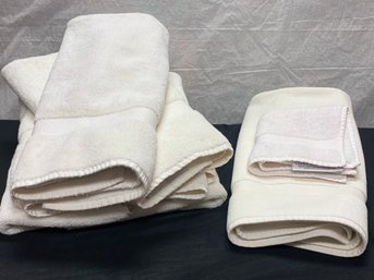 A Group Of Towels Bath Mat By Restoration Hardware