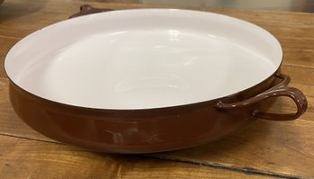 A Vintage DANSK France Enamel Baker Serving Pan