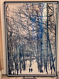 David Leporati Wood Block Print. 25' X 37'