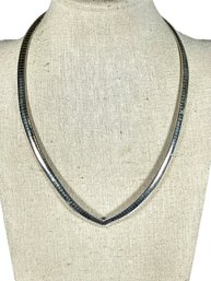 Fine Italian 925 Sterling Silver Necklace 16' Long