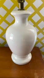 A White Ceramic Table Lamp