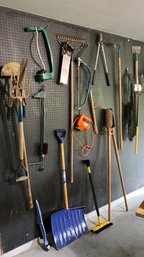 A Group Of Tools And More - Everything On This Wall