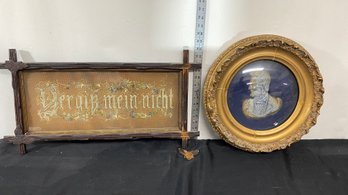 A PAIR Of Vintage Art Pieces