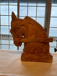 Trojan Horse Clay/plaster Bust Statue. 11' Tall