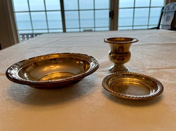 Three Sterling Silver Vessels.