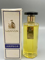 Vintage Lanvin Arpege, 2 Ll. Oz Eau De Toilette. French Prefund No.810