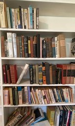 A Four Shelves Of Vintage Books